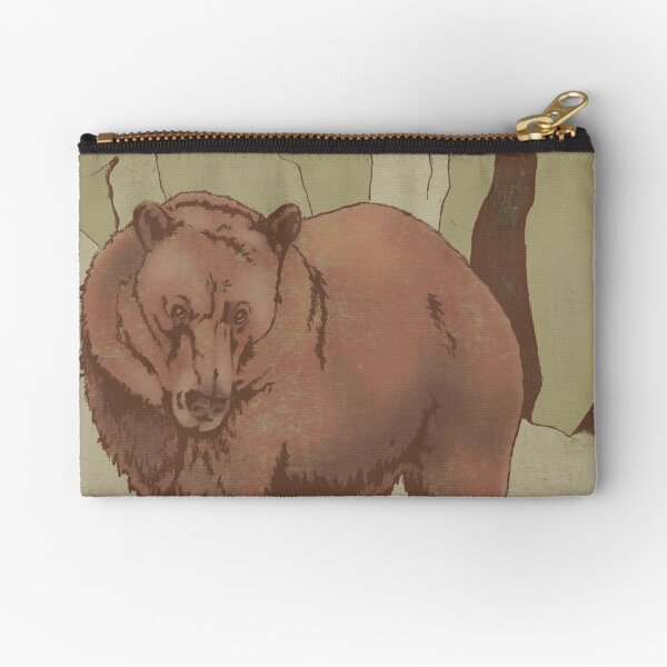 "With Rest Comes Clarity" Bear Zipper Pouch