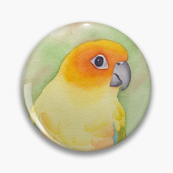 Artikelvorschau, Sun Conure Aquarellmalerei entworfen und verkauft von khdart.