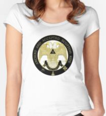 Schottischer Ritus Tailliertes Rundhals-Shirt
