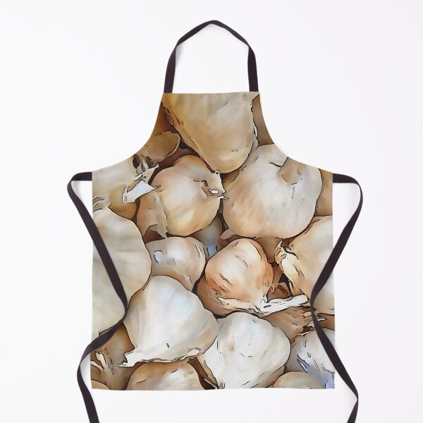 Item preview, Garlic Bulbs Artistic Black Outline Art designed and sold by taiche.