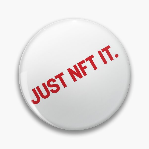 Item preview, Just NFT It (Red on White) designed and sold by STUDIO-72.