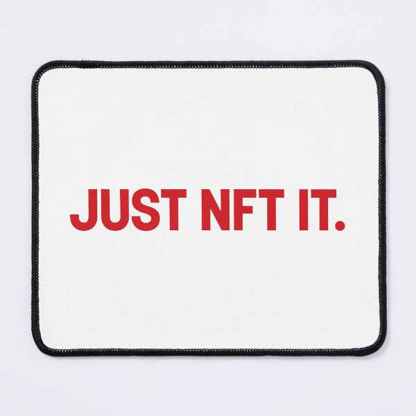 Item preview, Just NFT It (Red on White) designed and sold by STUDIO-72.