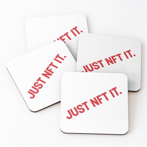 Item preview, Just NFT It (Red on White) designed and sold by STUDIO-72.