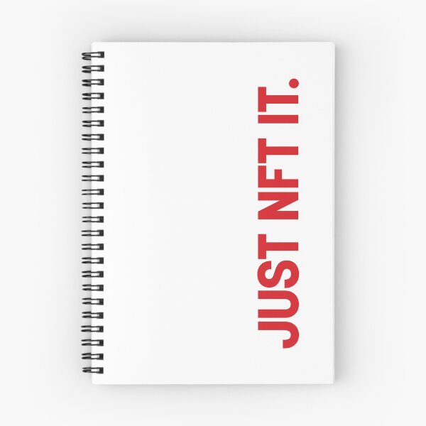 Item preview, Just NFT It (Red on White) designed and sold by STUDIO-72.