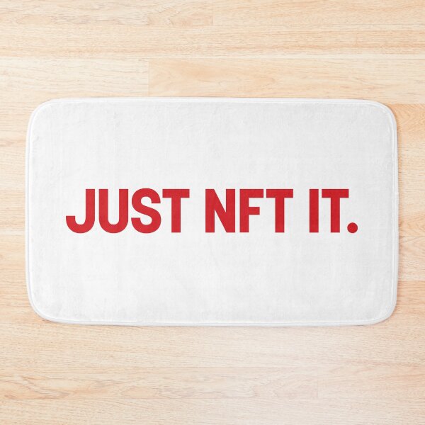 Item preview, Just NFT It (Red on White) designed and sold by STUDIO-72.