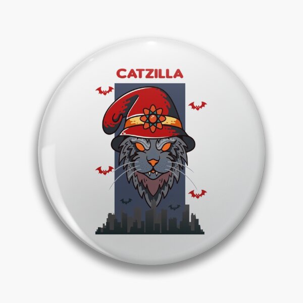 Item preview, Catzilla Kitty Cat Lover Halloween - catzilla halloween gift | Perfect Gift designed and sold by heathesvan.