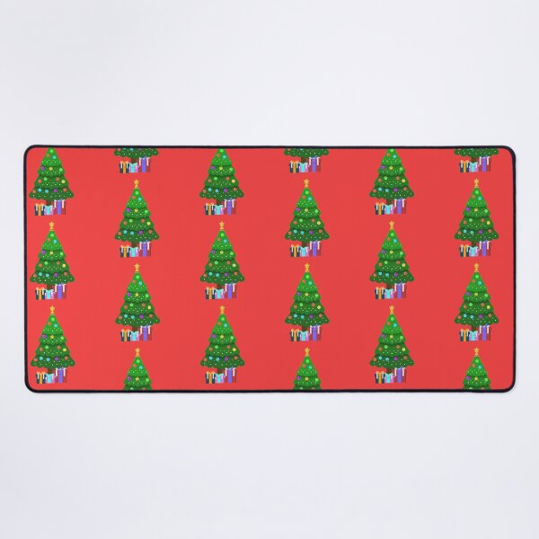 Christmas Tree - Christmas Decoration - Christmas Pattern Desk Mat