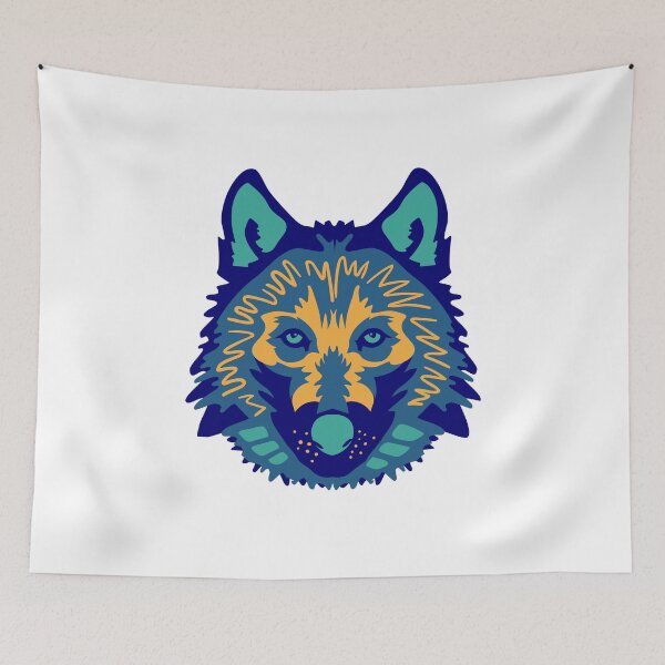 Item preview, Wolf Lover : Cool Colorful Wolf designed and sold by MoaaStore.