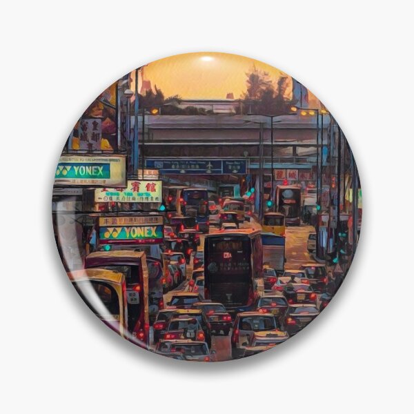 Item preview, Streets of Hong Kong designed and sold by Sofia-Draws.