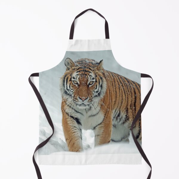 Item preview, Tiger Siberian Tiger Snowing Carnivorous Predator designed and sold by MonArtisteSam.