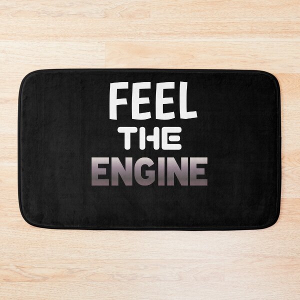 Item preview, Feel The Engine - Sports Cars Enthusiast - Graphic Typographic Text Saying - Race Car Driver Lover -  designed and sold by Gaming x Sports.