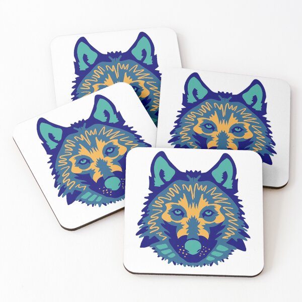 Item preview, Wolf Lover : Cool Colorful Wolf designed and sold by MoaaStore.