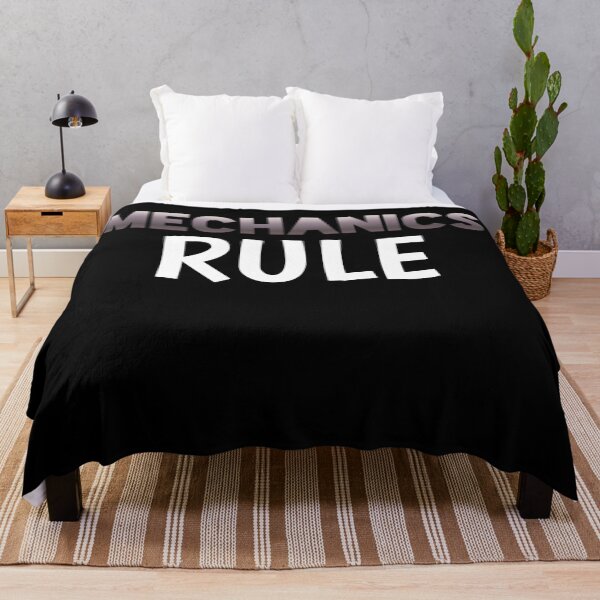Item preview, Mechanics Rule - Sports Cars Enthusiast - Graphic Typographic Text Saying - Race Car Driver Lover -  designed and sold by Gaming x Sports.