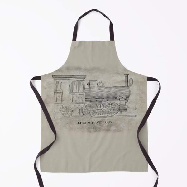 Item preview, Vintage Locomotive Old Paper Retro Design, Great Gift For Christmas designed and sold by TrulyEpoque.