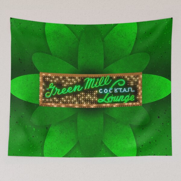 Item preview, Green Mill Neon Background designed and sold by Enzwell.