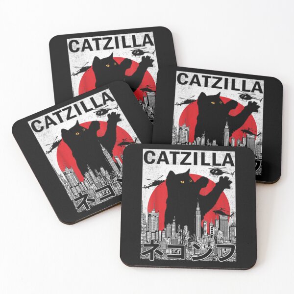 Item preview, Catzilla Japanese| Perfect Gift designed and sold by heathesvan.