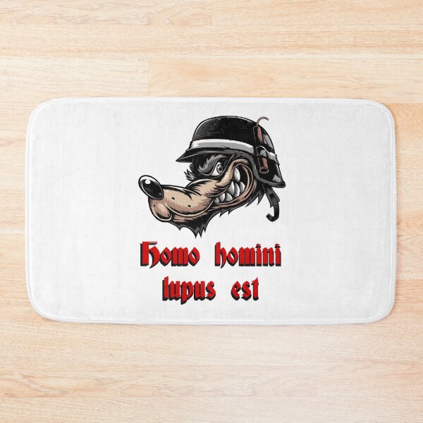 Item preview, Latin: A wolf is man to man designed and sold by Zanimations.
