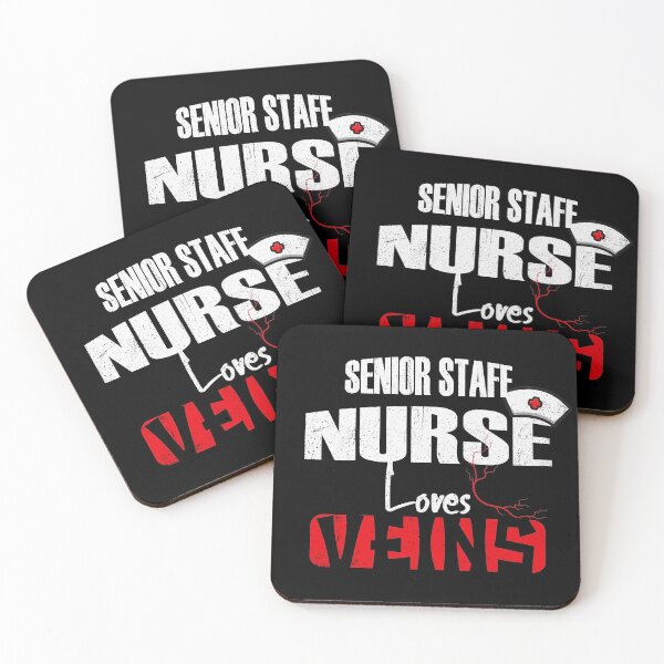 Item preview, Senior Staff Nurse Loves Veins | Halloween for Senior Nurses designed and sold by MyLifeStyleShop.