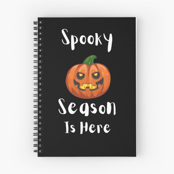 Item preview, Spooky Season Is Here (Pumpkin, White) designed and sold by RusticHouse.