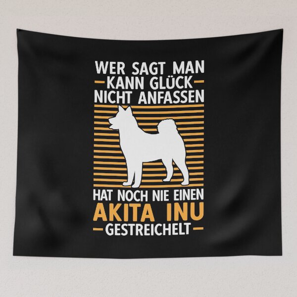 Item preview, Akita Inu Japanese dog owner petting designed and sold by madgrfx.