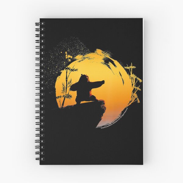 Item preview, Kung Fu Panda Po Tai Chi Sunset Silhouette designed and sold by KarolineSteine.
