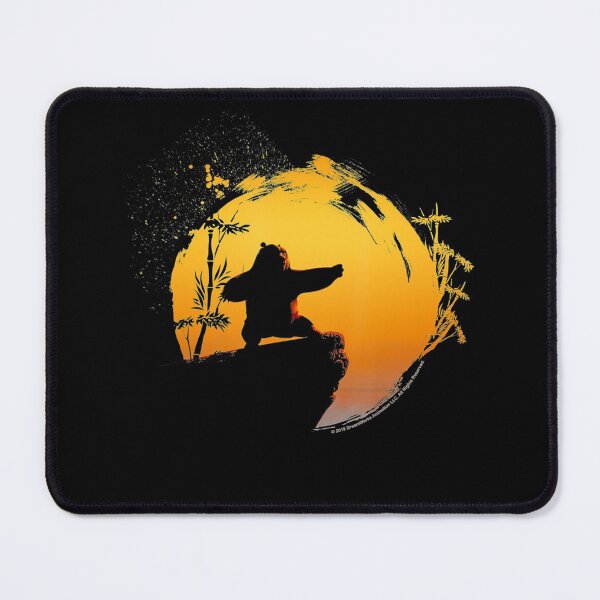 Item preview, Kung Fu Panda Po Tai Chi Sunset Silhouette designed and sold by KarolineSteine.