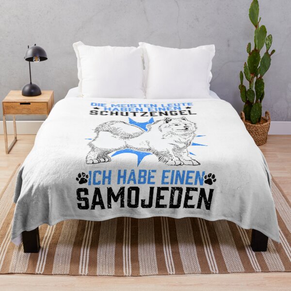 Item preview, Samoyed My Guardian Angel Sled Dog Gift designed and sold by madgrfx.