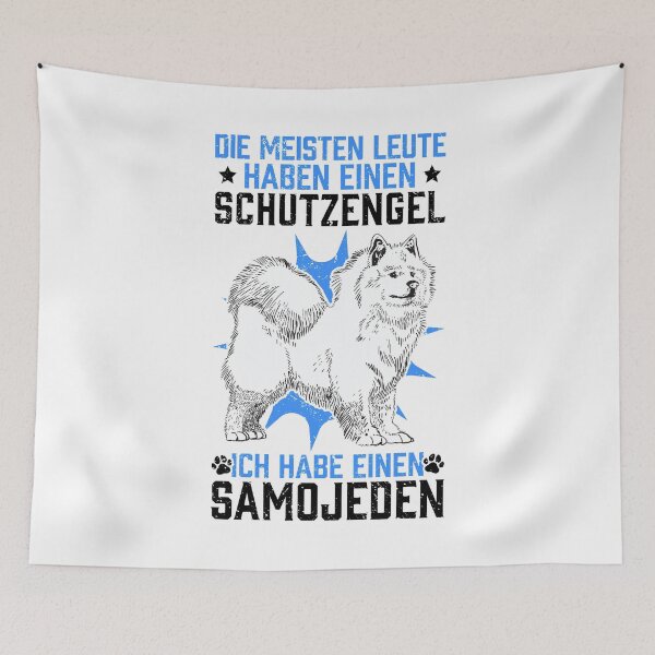 Item preview, Samoyed My Guardian Angel Sled Dog Gift designed and sold by madgrfx.