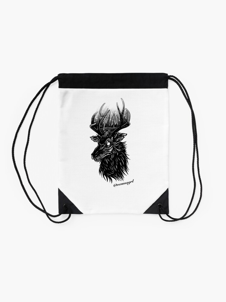 Thumbnail 2 of 3, Drawstring Bag, Still dear. designed and sold by Venussgrl.