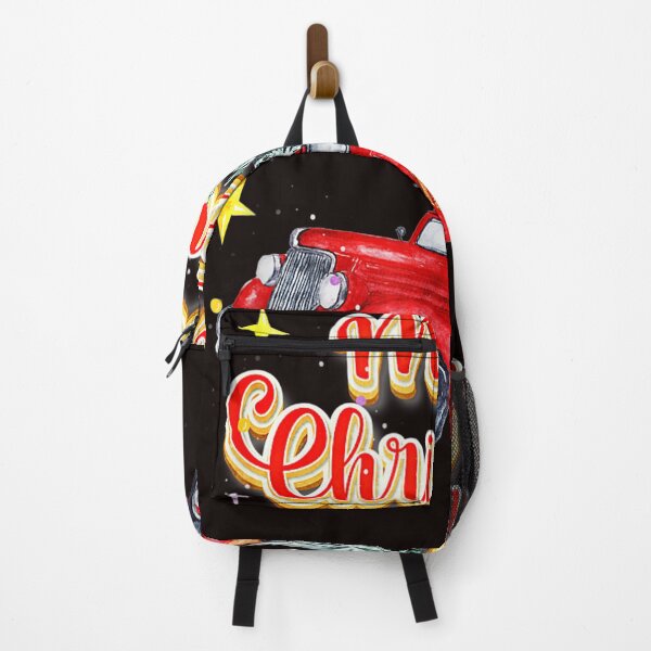 Item preview, Merry Christmas In Santa Driving Red Truck Surfing designed and sold by LucilleRigg.