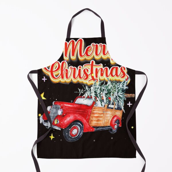 Item preview, Merry Christmas In Santa Driving Red Truck Surfing designed and sold by LucilleRigg.