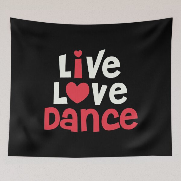 Item preview, Live Love Dance - I Love Dance Gift for Dancer graphic designed and sold by theodoros20.