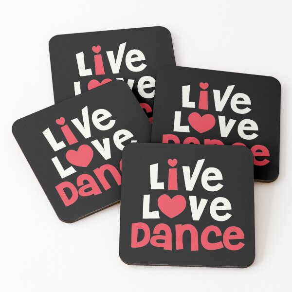 Item preview, Live Love Dance - I Love Dance Gift for Dancer graphic designed and sold by theodoros20.