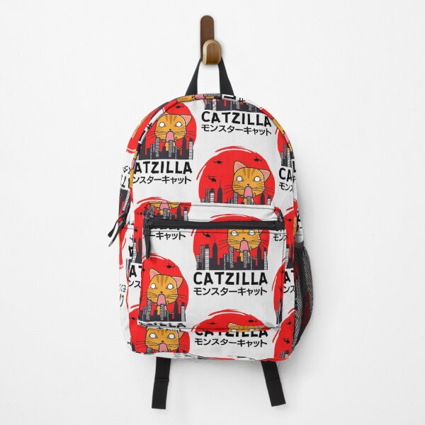 Aperçu de l'œuvre Catzilla mignon - T-shirt chat | Cadeau parfait créée et vendue par heathesvan.