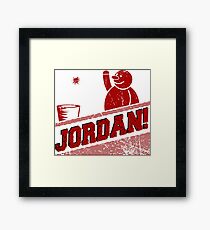 JORDAN! Framed Print