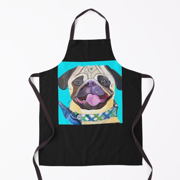 Item preview, Fawn Pug Blue designed and sold by CraigmBehn.
