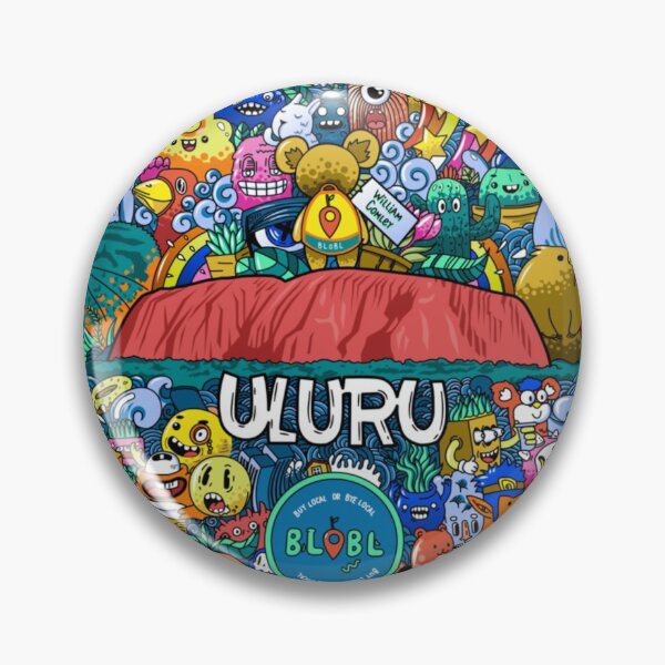 Item preview, Uluru Doodle Illustration designed and sold by Dews-Store.