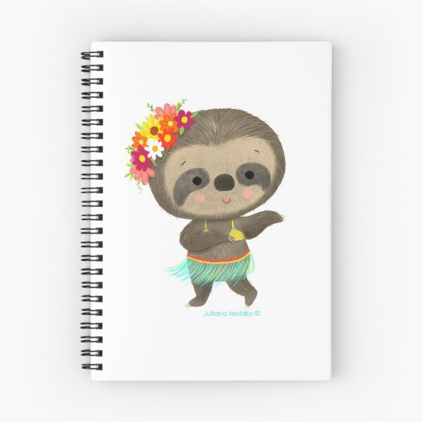 Item preview, Sloth dancing hula designed and sold by julianamotzko.
