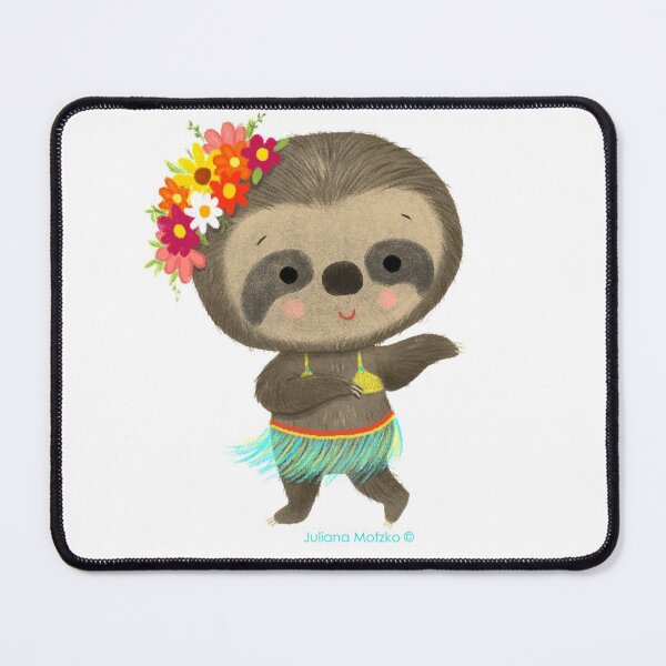 Item preview, Sloth dancing hula designed and sold by julianamotzko.