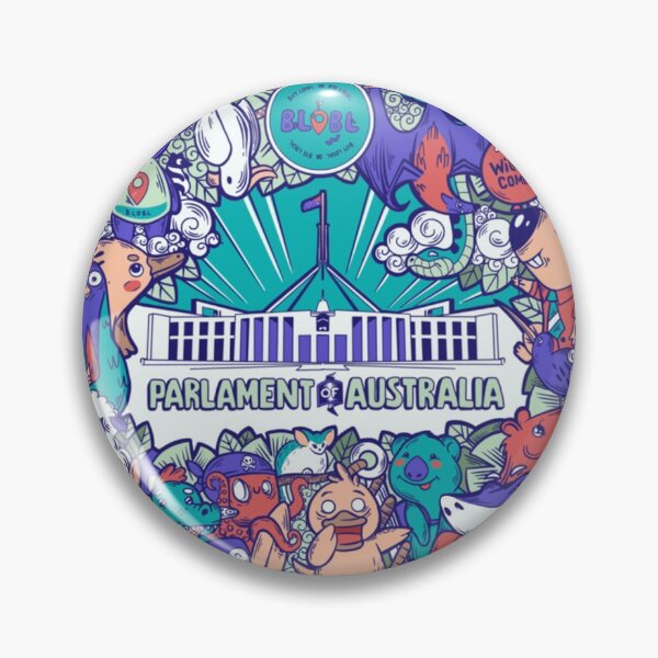 Item preview, Parliament of Australia Doodle Illustration designed and sold by Dews-Store.