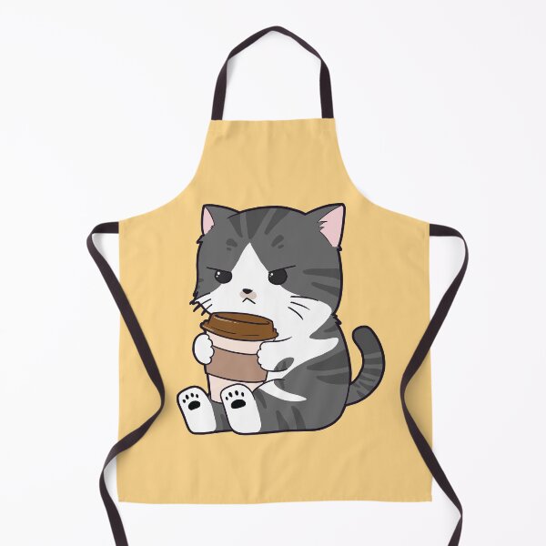 Item preview, Tabby Cat Drinking Coffee designed and sold by kittengallery.