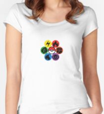 Pokemon Sacred Geometry Women's Fitted Scoop T-Shirt