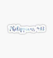 Philippians 4:13 Sticker