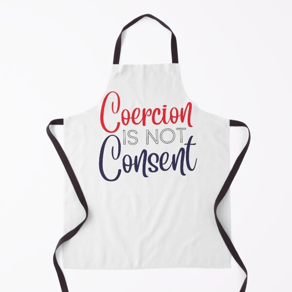 Item preview, Coercion is not consent, red white & blue designed and sold by Auntieck.
