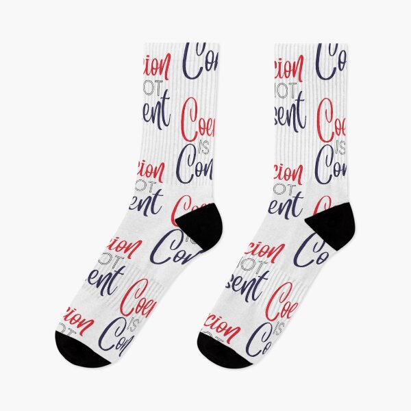 Item preview, Coercion is not consent, red white & blue designed and sold by Auntieck.