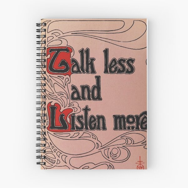 Item preview, Talk Less and Listen More designed and sold by elevens.