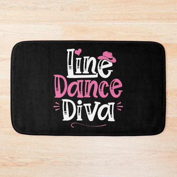 Item preview, Line Dance Diva - Western Country Dancing print designed and sold by theodoros20.