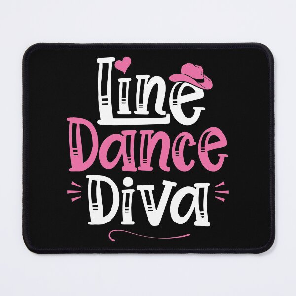 Item preview, Line Dance Diva - Western Country Dancing print designed and sold by theodoros20.