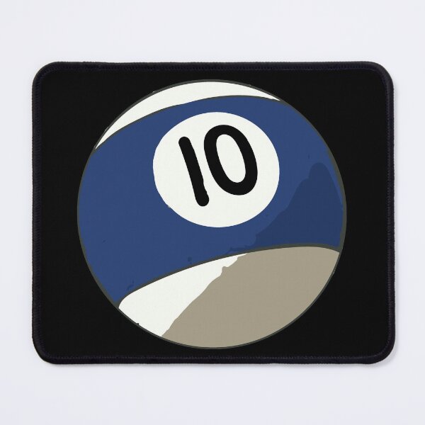 Item preview, Blue stripe 10 pool ball designed and sold by craig777red.