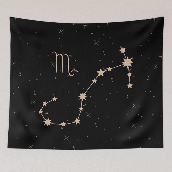 Item preview, Scorpio Star Sign Zodiac Constellation designed and sold by sashabookishart.